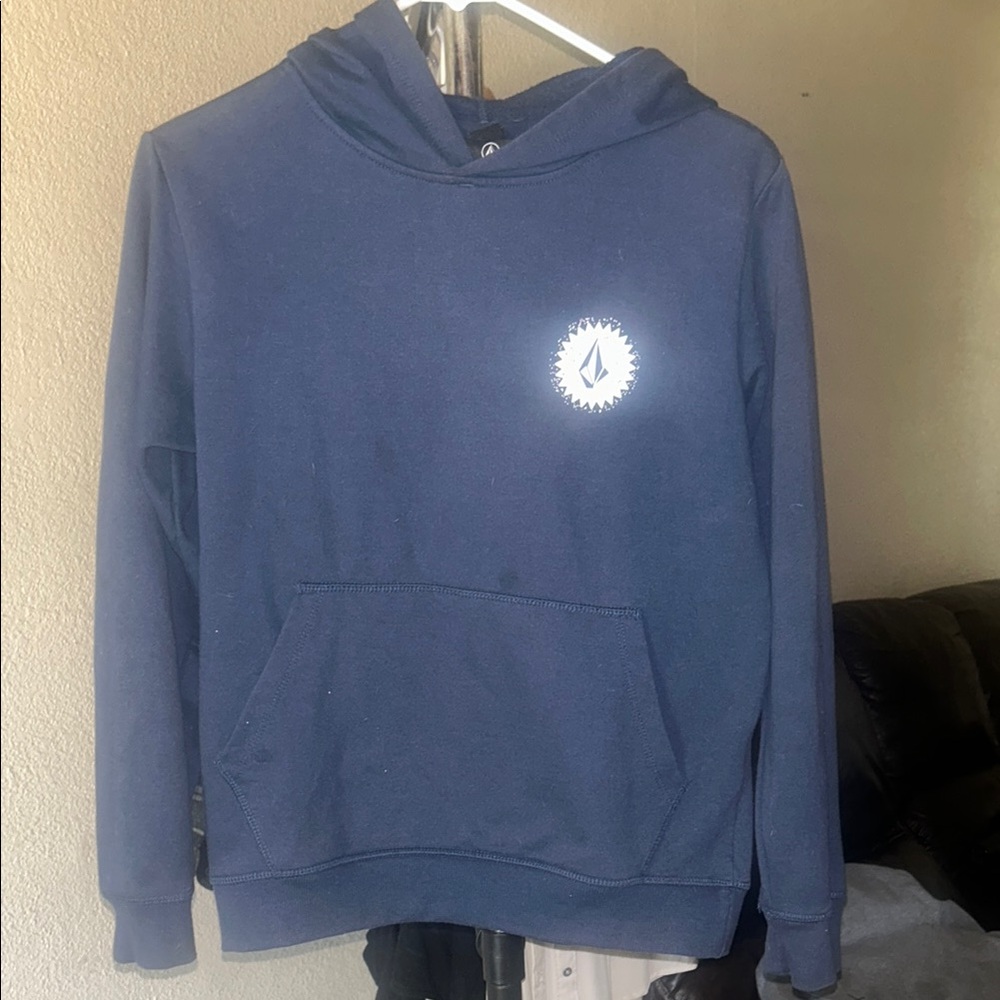 Volcom Blue Crew Neck Sweatshirt